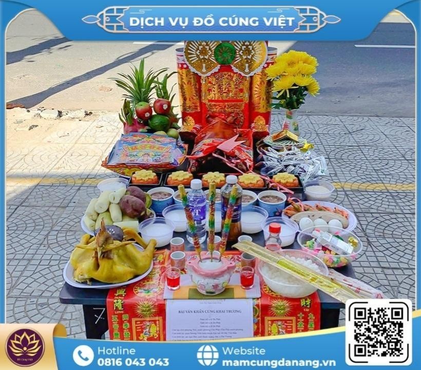 Chuẩn bị lễ vật cúng khai trương đầu năm
