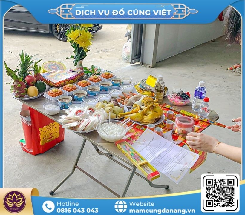 Chuẩn bị mâm lễ cúng khai trương