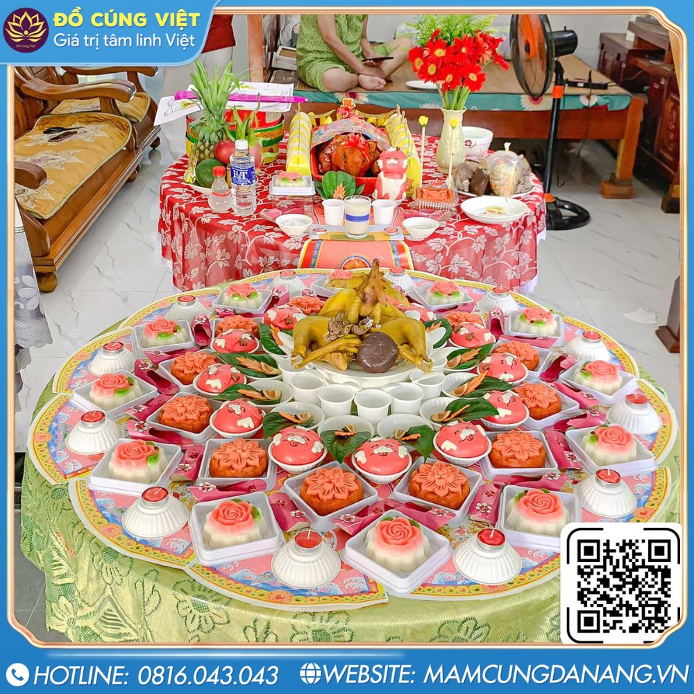 banh-day-thang-be-gai-2 Cách trang trí mâm cúng đầy tháng bé gái