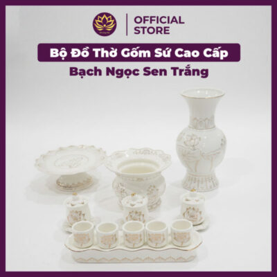 bộ bình sen đá (combo)