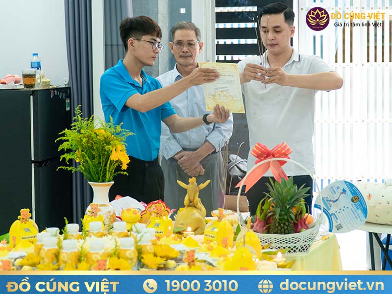 Cách cúng thôi nôi cho con trai