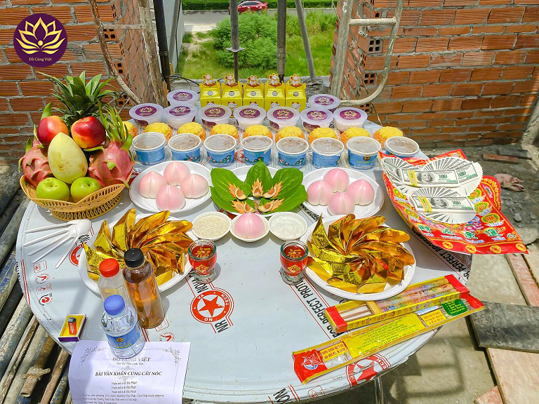 Mâm Cúng Cất Nóc