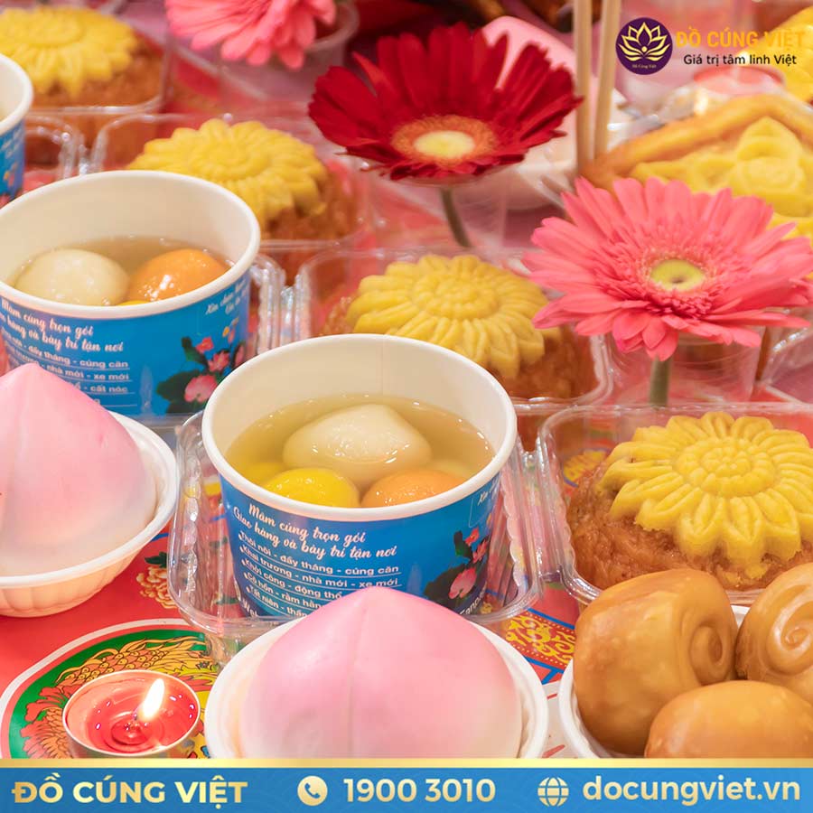 Chè trôi nước cúng Mụ cho bé gái