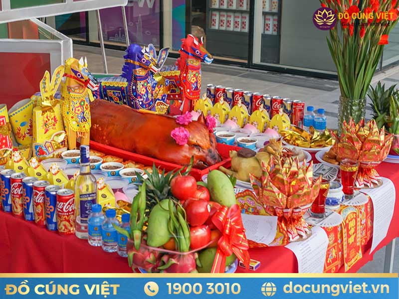 Cúng khai trương công ty cửa hàng đầu năm