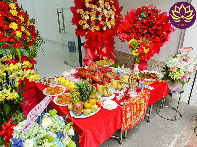 Có bao nhiêu loại mâm cúng khai trương