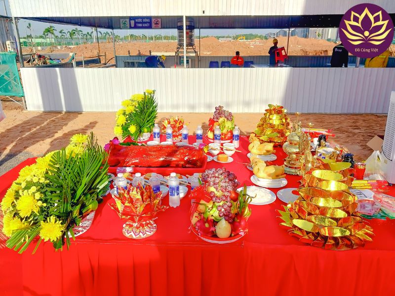 lưu ý chuẩn bị đồ cần thiết trong mâm cúng khai trương