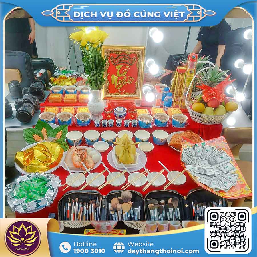 Mâm cúng tổ nghề gói 2 Mâm cúng tổ nghề gói 2