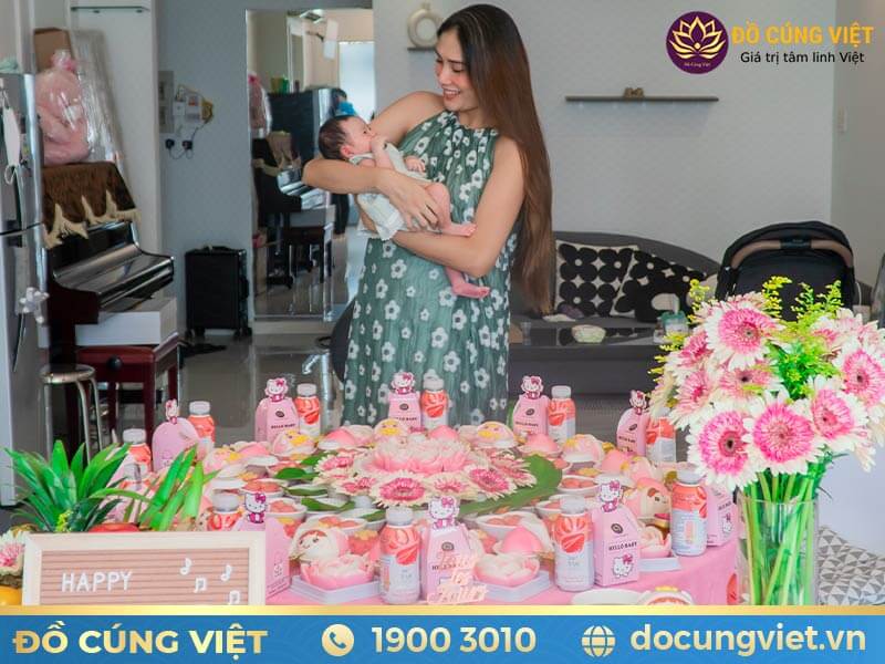 Ý nghĩa lễ cúng đầy tháng bé gái