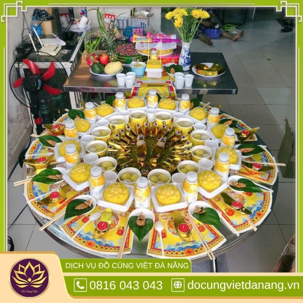 Mâm cúng đầy tháng chay cho bé gái 3 Mâm cúng đầy tháng chay cho bé gái Gói 2