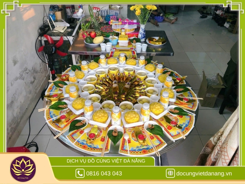 Mâm cúng đầy tháng chay cho bé gái 10 Mâm Cúng đầy Tháng Chay Cho Bé Gái Giao đến Chị Lan Tại Sơn Trà
